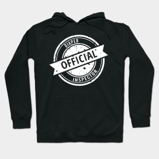 OFFICIAL DIAPER INSPECTOR stamp logo ABDL Design Hoodie